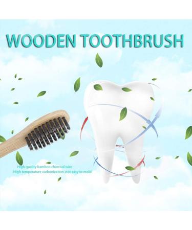 10 Eco-Friendly Bamboo Toothbrushes - Soft Bristles Reusable & Sustainable Oral Care - Buy Online on GoSupps.com