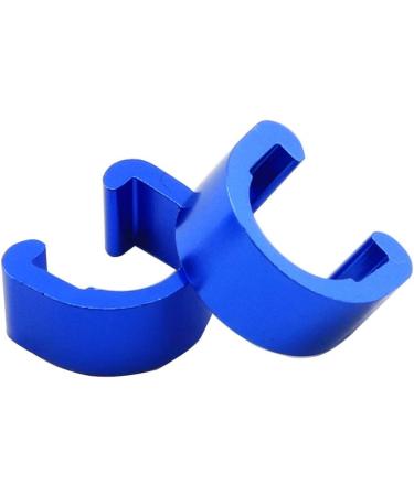10PCS Blue Aluminum Alloy C-Clips Clamps for Bicycles Brake & Gear Cables - Buy Online on GoSupps.com