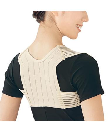 DFHBFG Breathable Comfortable Back Shoulder Posture Corrector Posture Correction Belt Spinal Correction Strap Camel Back(L Code) L code E