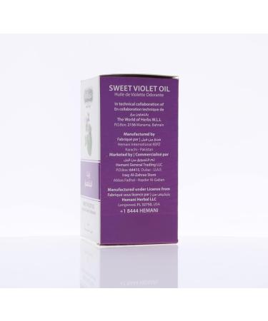 Sweet Violet Oil - 100% Natural Herbal Cold Pressed Essential Oil - Buy Online on GoSupps.com