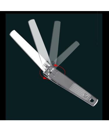 HCHGJKN Nail Clippers Manicure Tool Nail Clippers 6-color Epoxy Nail Clippers 360 Degree Nail Clippers Stainless Steel Nail Clippers(Purple S) S Purple - Buy Online on GoSupps.com