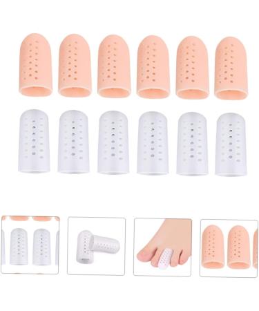IWOWHERO Silicone Toe Splitter & Protector Pack - 6 Pairs | Toe & Blister Cushion Caps for Feet | Gel Thumb Protector & Toe Caps for Toenail Protection - Buy Online on GoSupps.com