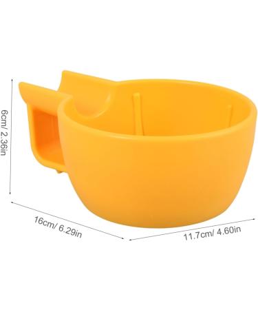 Beaupretty 3-Piece Travel Shaving Foam Set | Small Razor Shell & Decorative Bowl | Natural Yellow Shaving Container | International Shipping Available - Buy Online on GoSupps.com