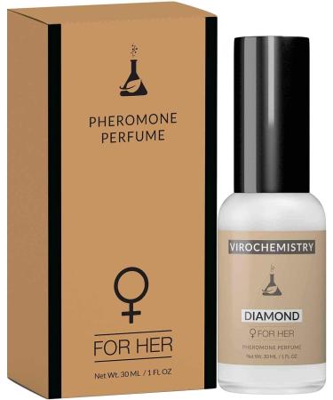 Pheromones to Attract Men for Women (Diamond) - Elegant Ultra Strength Organic Fragrance Body Perfume (1 Fl. Oz)(Human Grade Pheromones to Attract Men) Jasmine 1 Fl Oz (Pack of 1)
