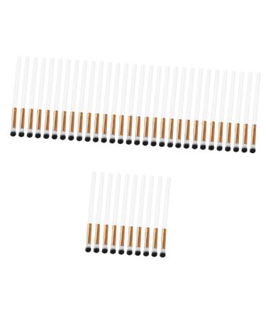FOMIYES 40 pcs set eyeshadow brush for women contouring brush eyeshadow brush 17.50X1.00X1.00CMx4pcs Whitex4pcs