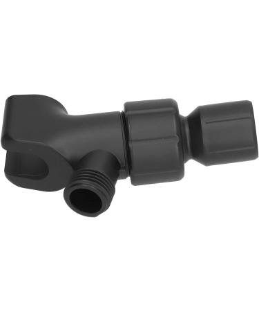 Universal Adjustable Black Shower Arm Holder for Hand Shower Head | Premium Quality & Easy Installation - Buy Online on GoSupps.com