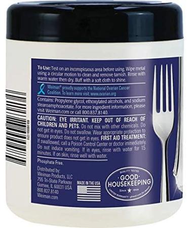 Weiman Jewelry Polish Wipes - 20 Count | Silver, Gold, Brass, & Copper Tarnish Remover - Buy Online on GoSupps.com