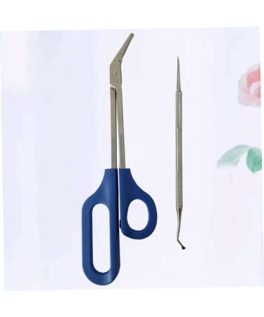 POPETPOP 2 Sets Manicure Kit Silver Color Daily Life Long Handle Stainless Steel Fingernail Files Nail Trimmer Grooming Kit Limas De U as Everyday Dal Cosmetic Pregnant Woman Nail - Buy Online on GoSupps.com