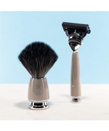 M HLE Rytmo System Razor - Elegant Resin Handle Chrome-Plated Accents Compatible with Gillette Blades - International Shipping Available - Buy Online on GoSupps.com