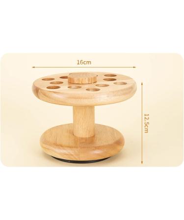 Rubber Wood Rotating Storage Rack Hairdressing Scissors and Comb Organizer Multi-Purpose Storage Rack for Home Salon Use - Buy Online on GoSupps.com