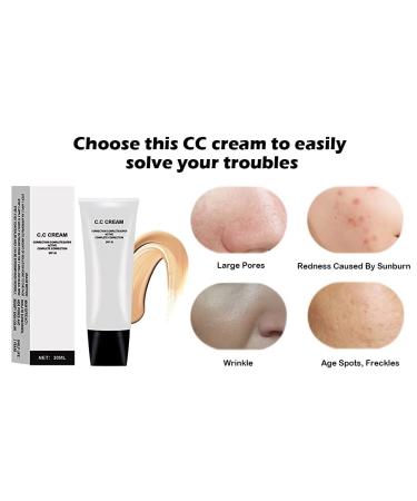 VYOFLA Skin Tone Adjusting CC Cream SPF 43 - Colour Correcting & Moisturizing for Mature Skin - Oil-Free & Invisible Pore - Natural Shade - 0.04 oz - Buy Online on GoSupps.com