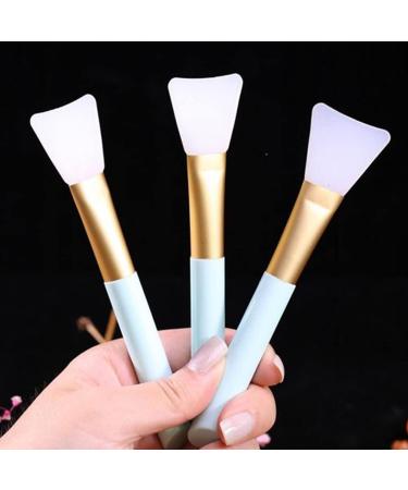 Beauty Makeup Tool Silicone Facial Mask Brush Hairless Face Makeup Applicator Mud Mask Brush DIY Mask Cosmetic Brush Blue - Buy Online on GoSupps.com