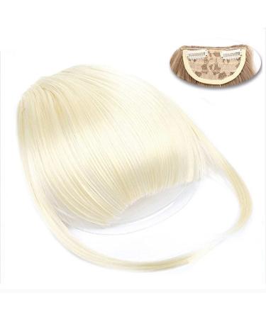 Bangs Hair Clip Synthetic Clip in Hair Bangs Extension French Bang Hairpiece Clip in Thick Natural Full Front Neat Bangs with Temple for Women Girls Bangs Clip in Hair (Color : 0014 Size : 15cm) 15cm 0014
