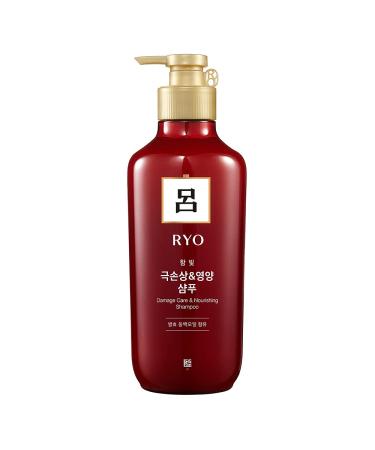 Ryo Damage Care & Nourishing Shampoo 550ml (18.6oz) Hair strength and thickness  Anti Hair-Thinning Shampoo  Improving the health of your hair  For Men and Women  All hair type  For dry damaged hair