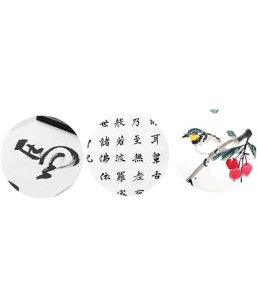 SHINEOFI 70pcs Rice Paper Inkeeze Thickened Chinese Art Paper Chinese Calligraphy Water Paper Half-baked White 78X48CM - Buy Online on GoSupps.com