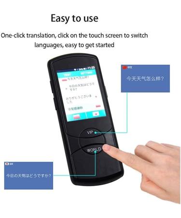 Voice Translator Devices Offline Language Translator Device Smart Language Voice 2.8 Inch Touch Screen 42 Languages WiFi Pocket Electronic Translators Learning Traveling Shopping Needed Hopeful - Buy Online on GoSupps.com