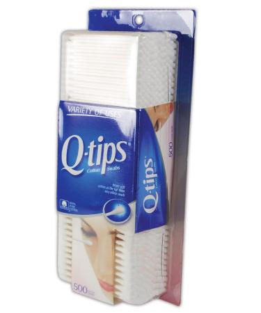 623181 Q-Tips Cotton Swab, Standard, White, 500 Count (Pack of 1) - Buy Online on GoSupps.com