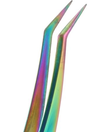 Eyelash Extension Tweezers Set - 3-Piece Stainless Steel Lightweight Makeup Tools for Home & Salon - Perfect for False Eyelashes - Buy Online on GoSupps.com