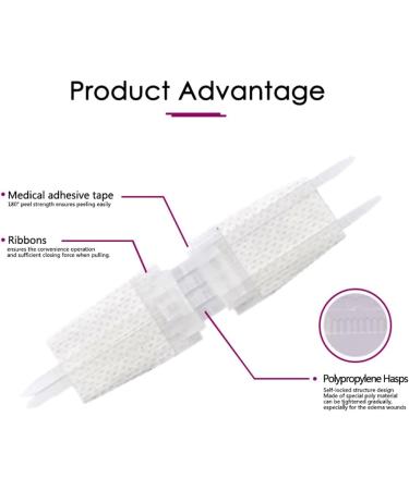 Emergency Wound Closure Kit - Zip Stitch Band-Aid Laceration Repair Stickers - Buy Online on GoSupps.com
