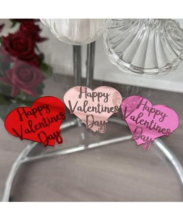 Valentine's Day Cupcake Toppers Cake Picks Decorations Mini Cake Snack Accessories for Wedding Birthday Theme Party One Color K - Buy Online on GoSupps.com