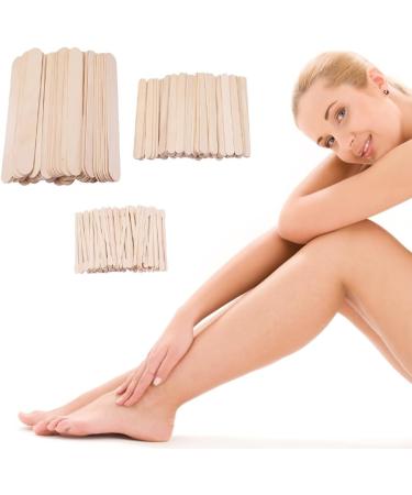 200 Pcs Wooden Wax Spatula for Hair Removal - Small Waxing Sticks 3 Styles Available - Buy Online on GoSupps.com
