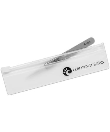 Eyelash Tweezers for Extensions | VETUS 5-SA Straight - 110mm | Premium Quality Individual Eyelash Application - Buy Online on GoSupps.com