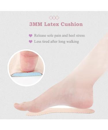 Pigskin High Heel Cushion Inserts for Women - 3/4 Invisible Self-Adhesive Insoles for Dress Shoes Sandals & Boots - Arch Support Anti-Slip Ultra-Absorbent - Apricot (Size 8-9 - Buy Online on GoSupps.com