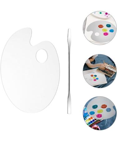 Acrylic Makeup Palette - Minkissy Cosmetic Palette with Spatula | Mixing Tray for Foundations & Watercolors - International Shipping Available - Buy Online on GoSupps.com