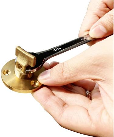 Boat Garboard Drain Plug - 1/2 NPT Thread Solid Brass - Ideal for Boat Hulls - Buy Online on GoSupps.com