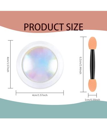 Iridescent Nail Powder Set - Mermaid Chrome Shell Multi Chrome Pigment for Manicure - Buy Online on GoSupps.com