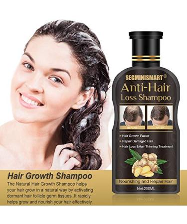 Anti-Hair Loss Ginger Shampoo for Men & Women - Promotes Thick & Fast Hair Growth - Buy Online on GoSupps.com