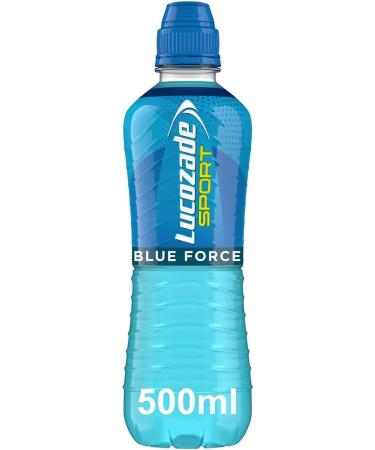 New Blue Lucozade Blucozade (12 x 500ml Sports Blue Force) Sports Blue Force 12 x 500ml - Buy Online on GoSupps.com