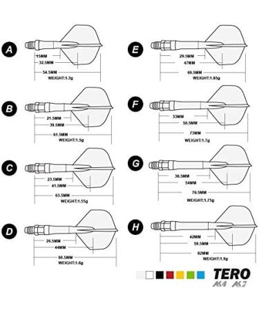 CUESOUL TERO AK4 Dart Flights - Standard Shape with US Flag Design - Buy Online on GoSupps.com