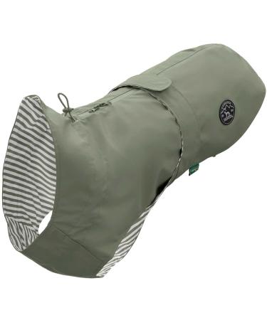 HUNTER dog raincoat Milford with harness and collar opening 60 green 60 Green