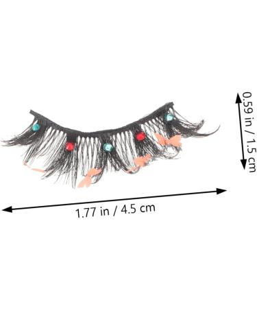 ABOOFAN 3 Pairs Fake Eyelashes False Lashes Halloween Decor False Eyelashes Individual Makeup Accessories Natural False Eyelashes Makeup Supplies Fluffy Chemical Fiber Cosmetics - Buy Online on GoSupps.com