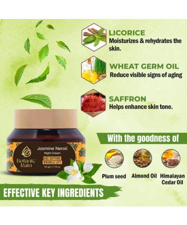 Botanic Rain Organic Face Moisturizer With SPF With Rose Eladi And Night Cream With Jasmine Neroli Natural Ayurveda Products Suitable For All Skin Types For Women And Men - Buy Online on GoSupps.com