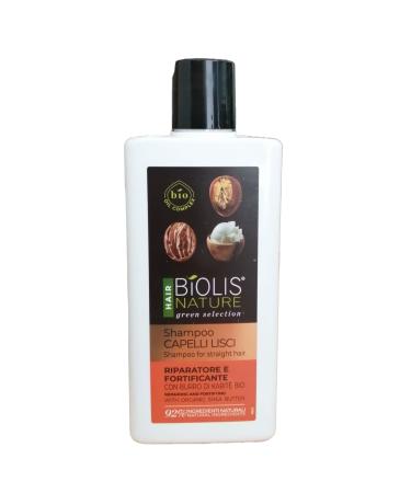 Biolis Nature repairing and strengthening shampoo for straight hair with organic shea butter 250 ml