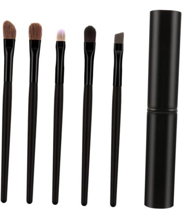 Baluue 15 Pcs Eyeshadow Brush Kit Eyeshadow Brush with Case Cosmetic Tools Liner Brush for Eyes Black - Buy Online on GoSupps.com
