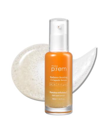 Make p:rem Poncirus trifoliata C Dark spot serum | Skin clearing serum | Uneven Skin Tone Treatment | Vitamin serum C face | 40ml 1.35 fl.oz. | Make P:REM