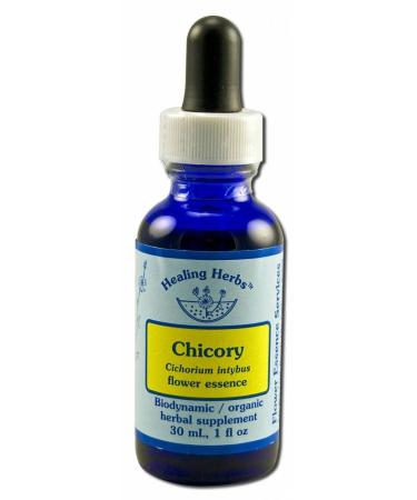 Flower Essence Healing Herbs Organic Chicory Dropper -- 1 fl oz