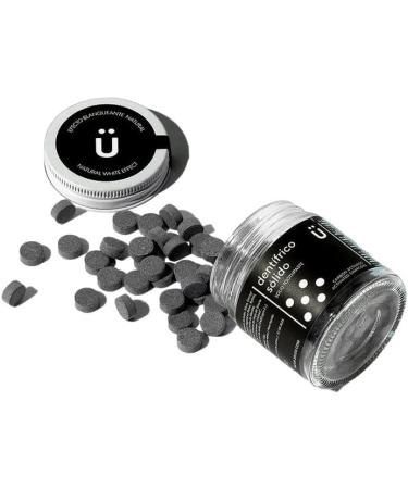 SOLID TOOTHPASTE activated charcoal with natural whitening effect Mint lemon 165 gr - Buy Online on GoSupps.com