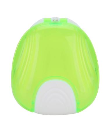 Retainer Case Portable Orthodon tic Press-to-Open Retainer Case Adult Waterproof Denture Box Storage Container for Denture Braces Mouth Guard (Green)