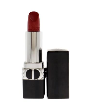 Christian Dior Rouge Dior Couture Lipstick - 999 Satin 0.12 oz (Refillable) - Women's Lipstick - Buy Online on GoSupps.com