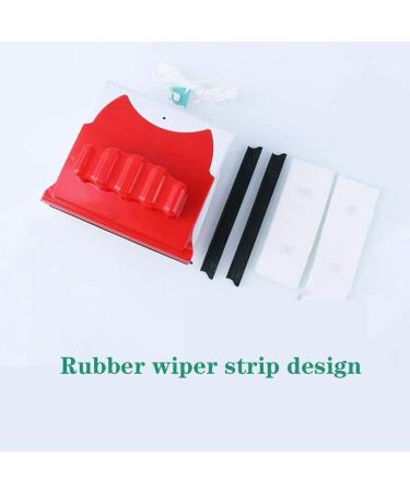 Red Glass Double-Sided Wipe Window Cleaner Glass Wiper Magnetic Cleaning Tools Glider Washing Glass Cleaning Brush for - Buy Online on GoSupps.com