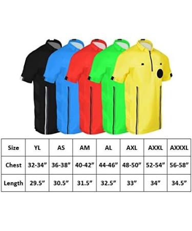 Pro Soccer Referee Package (9 Piece) - Yellow AM (Chest 40-42) - Buy Online on GoSupps.com
