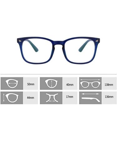 Buy MEDOLONG Rectangle Frame Unisex Progressive Multifocal Reading Glasses - Anti Blue Light Lens MF8068 C3 | International Shipping Available - Buy Online on GoSupps.com