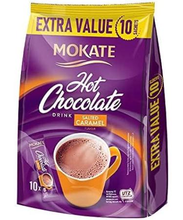 Hot Chocolate Bundle With Mokate Milky 10 Pack 180g Salted Caramel 10 Pack 180g and Light Hot Chocolate 10 Pack 110g (3 Pack) - Buy Online on GoSupps.com