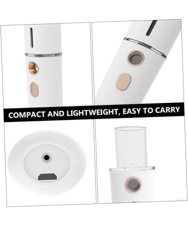 HAPINARY 1pc Hydrating Instrument Mini Face Humidifier Spa Steamer Beauty Steamer Face Water Steamer Nano Spray Humidifier Skin Steamer Hydrating Mister White Abs Moisturizing - Buy Online on GoSupps.com