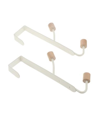 ABOOFAN 2pcs Coat Hook Behind Door Coat Hangers Solar Water Fountain Storage Hanger Towel Rack No Punching