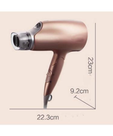Professional Ionic Portable Folding Hair Dryer 1800W Blow Dryer Compact Small Size Lightweight for Travel Quiet Mini Hairdryer - Buy Online on GoSupps.com